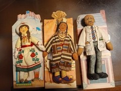 1979 Hallmark Famous Americans Chief Joseph Annie Oakley George Wash. Carver