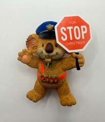 Carlton Cards Heirloom Koala Cop Police Officer Ornament 2000