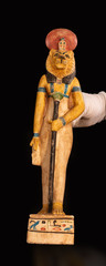 Unique Antique Egyptian Sekhmet Statue Pharaonic Goddess of War Rare Antiques BC