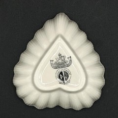 Vntg Belleek Irish Fine Parian China Porcelain Heart Dish 3rd Mark 1926-1946