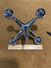 Chrome Platted Steel Jack 5” By 5” By 5” 3lb