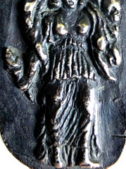 300 BC Ancient Greek Silver Ring Selene the goddess and personification of Moon