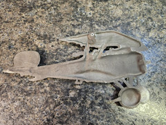 Vintage Sexton Metal Airplane Wall Hanging / Wall Art