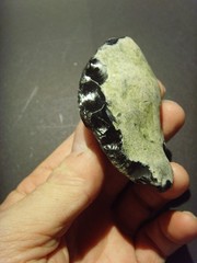 Lower Paleolithic – Fine Acheulean retouched ovate scraper. c.450,000 BP.