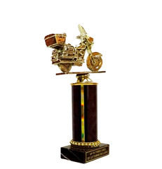MOTORCYCLE TROPHY, BIKE AWARD, CHOPPER MOTORCYCLE SHOW TROPHY 4DC