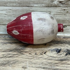 Decorative Large Fishing Bobber Painted Christmas Ornament 4 1/4″ Bass