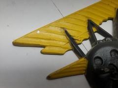 Vintage 1975 Homco Iron Airplanes Set of 4