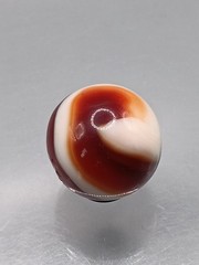 .70″ Akro Oxblood Corkscrew UV Reactive Marble- #CE141