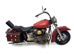 Folk Art Motorcycle Sculpture