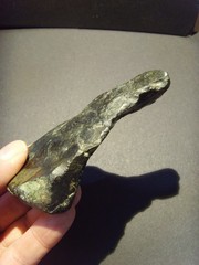 Lower Paleolithic – Fine Acheulean nosed scraper/ chopper. c.450,000 BP.