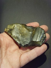 Lower Paleolithic – fine unifacial Acheulean scraper. c.450,000+ BP.