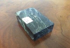 Green Marble Stone Rectangular Display Stand or Base Paperweight
