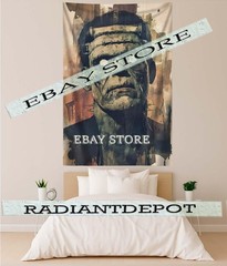 frankenstein horror gothic monster portrait classic wall hanging tapestry 39X59
