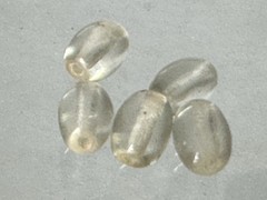 AMAZING PRE-COLUMBIAN TAIRONA CULTURE CRYSTAL CLEAR QUARTZ DRILLED BEADS BEAD