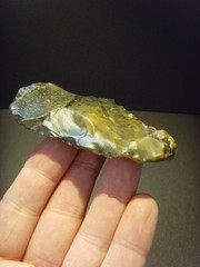 Lower Paleolithic – fine unifacial Acheulean scraper. c.450,000+ BP.