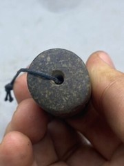 Large Ancient Middle Eastern Early Akkadian Jasper Stone Cylinder Seal Bead