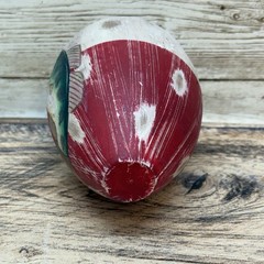 Decorative Large Fishing Bobber Painted Christmas Ornament 4 1/4″ Bass