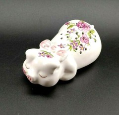 VTG Avon Ceramarte Brazil Floral Pomander Drawer Sachet Pig Shaker Potpourri