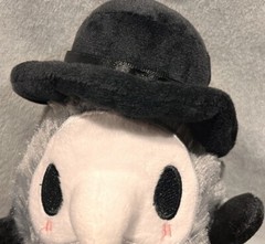 HTF Hot Topic Black Plague Doctor Gothic Glow in Dark Lantern Halloween Plushie