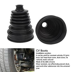 Universal CV Boot Kit – Constant Velocity Joint Boots for Drive Shaft,