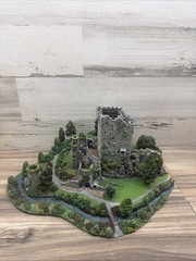 Danbury Mint Blarney Castle Ireland Miniature Cold Cast Porcelain Diorama Decor