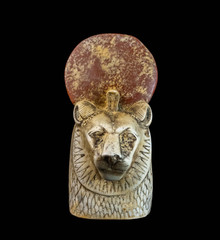 Authentic Ancient Egyptian Antique Rare Goddess Sekhmet Figurine Egyptian BC