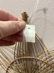 Vintage Ratan Boho Wall Hanging Starburst From 1980’s