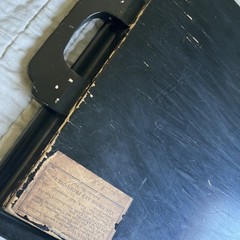 Very Old Wood Tray By Cross London Great Republic Ship Made In Rochester Ny USA