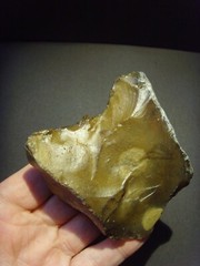 Lower Paleolithic – Large Acheulean notched scraper. c.450,000 BP.
