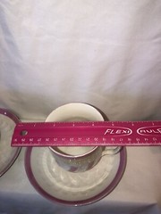 2 Antique Hand Painted Porcelain cups and saucers Germany