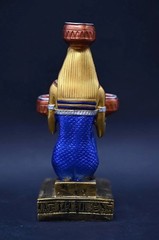 Authentic Ancient Egyptian Antiquities Horus Falcon Candle Holder Egyptian BC