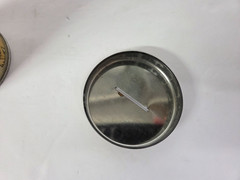 Vintage 1980s HALLMARK Tube Tin MAD MONEY Piggy Bank Coin Holder Retro