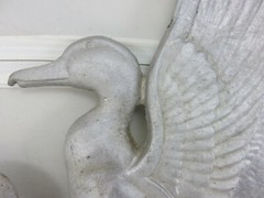 Unbranded Aluminum Metal DUCKS Plaque Wall Hanging Vintage