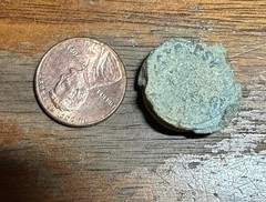 Pope Medieval Lead Papal Bulla Seal – Unknown Year / South Carolina Estate #D7