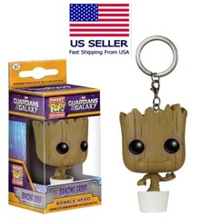 FUNKO Pocket Pop Dancing GROOT Keychain Guardians of Galaxy FIGURE Bobblehead