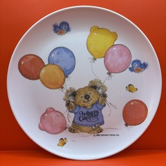 VTG 1980 Hallmark Cards Shirt Tales Koala “World’s Greatest” 9″ Plastic Plate