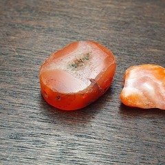 Ancient Antique Agate Beads carnelian crystal in agate beads
