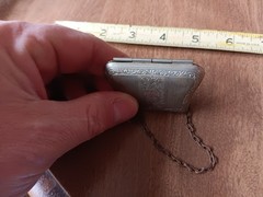 Antique Art Nouveau Small Metal Coin Purse