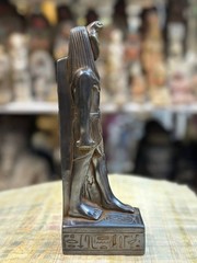 Solid Stone Ancient Egyptian Antiques Wadjet Uraeus Statue Artifact Figurine