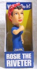 NEW ROSIE THE RIVETER WE CAN DO IT! BOBBLEHEAD 2016 7 1/2″ H ARCHIE MCPHEE 8YR+