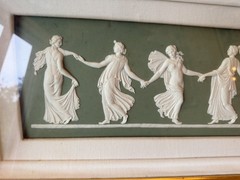 Vintage Purnell Art Co Bas Relief Plaque –Neoclassical Dancing Figures Wall Art