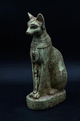 Egyptian Artifacts Rare Authentic Pharaonic Statue Of Egyptian Goddess Bastet BC