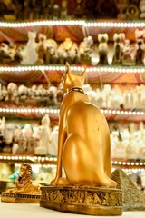 Amazing Statue of Bastet Cat Heavy Large Size Made in Egypt