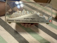 Reliorama Of Jungfrau Region Switzerland By Hugo Zubler 1984