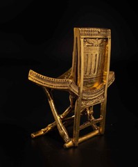 Egyptian Antiquities golden throne chair throne of the king tutankhamun Rare BC