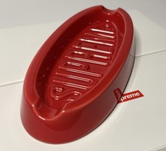 Supreme Red Ashtray Ceramic Oval Tray *Free Shipping* Brand New SS26 Authentic