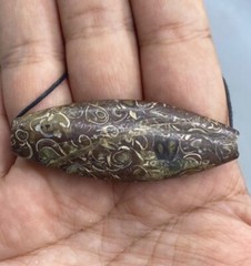 Rare Old Ancient Natural Jasper Stone Beautiful Authentic Bead From Afghanistan