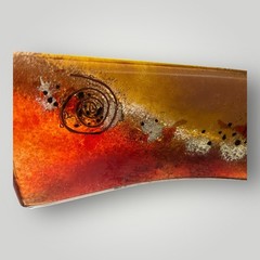 Vitrum Fused Glass Decorative Art Piece | Greece | Beautiful Condition