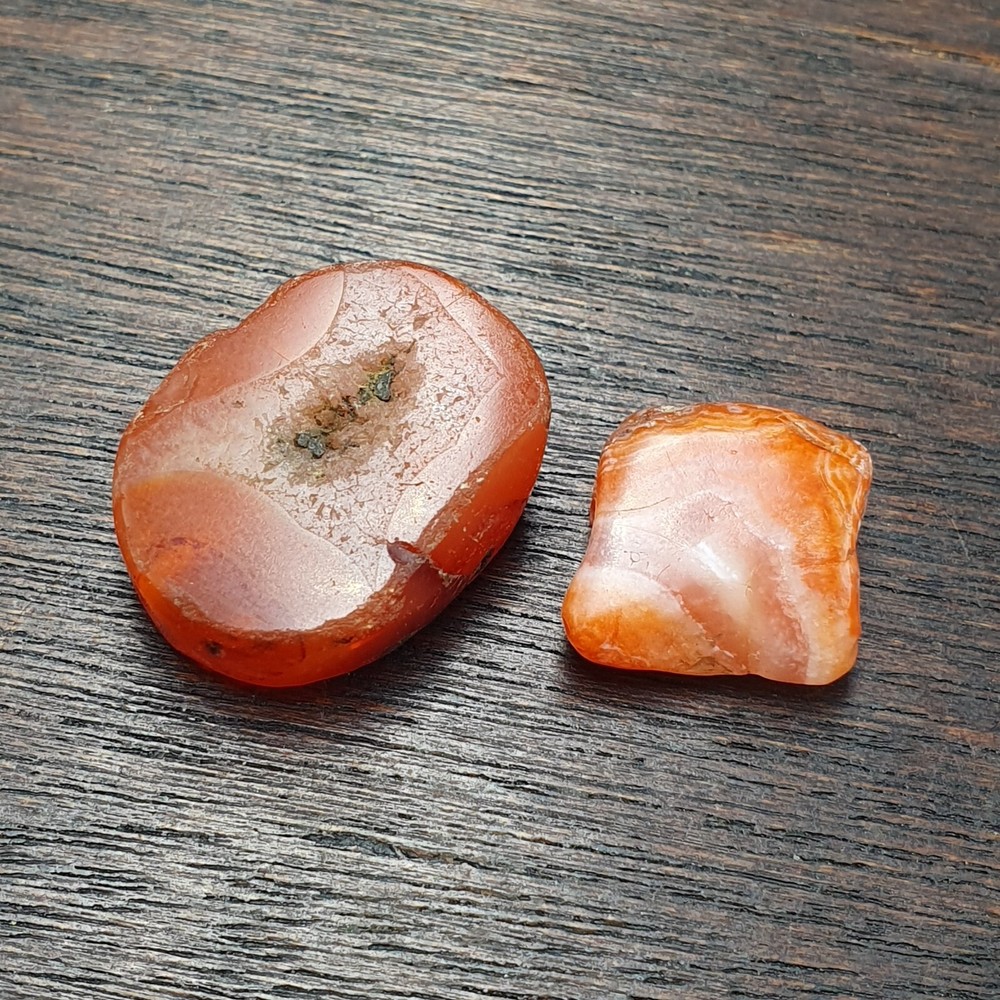 Ancient Antique Agate Beads carnelian crystal in agate beads