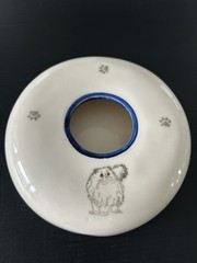 Charlies’s Critters Cat Bowl Glaze Ceramic Non Slip Spill Beehive